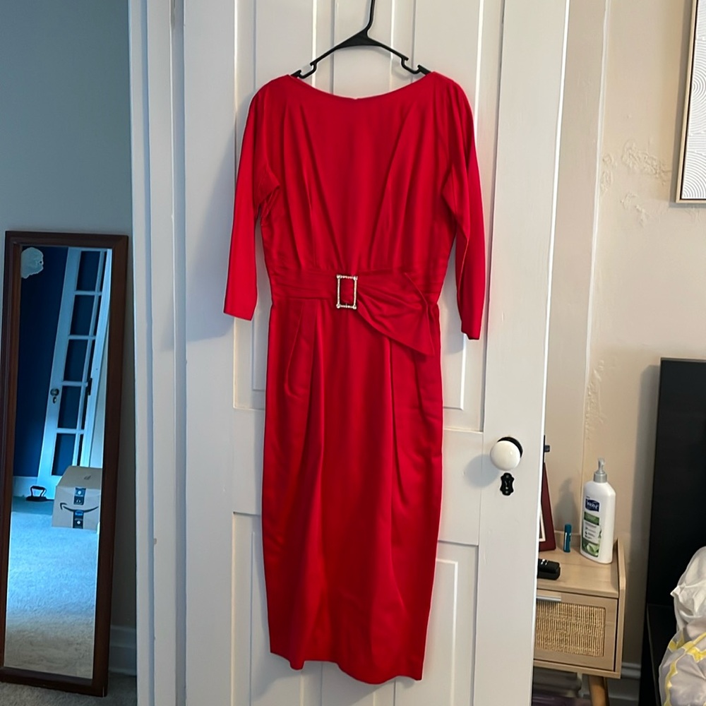 Cherry red vintage dress